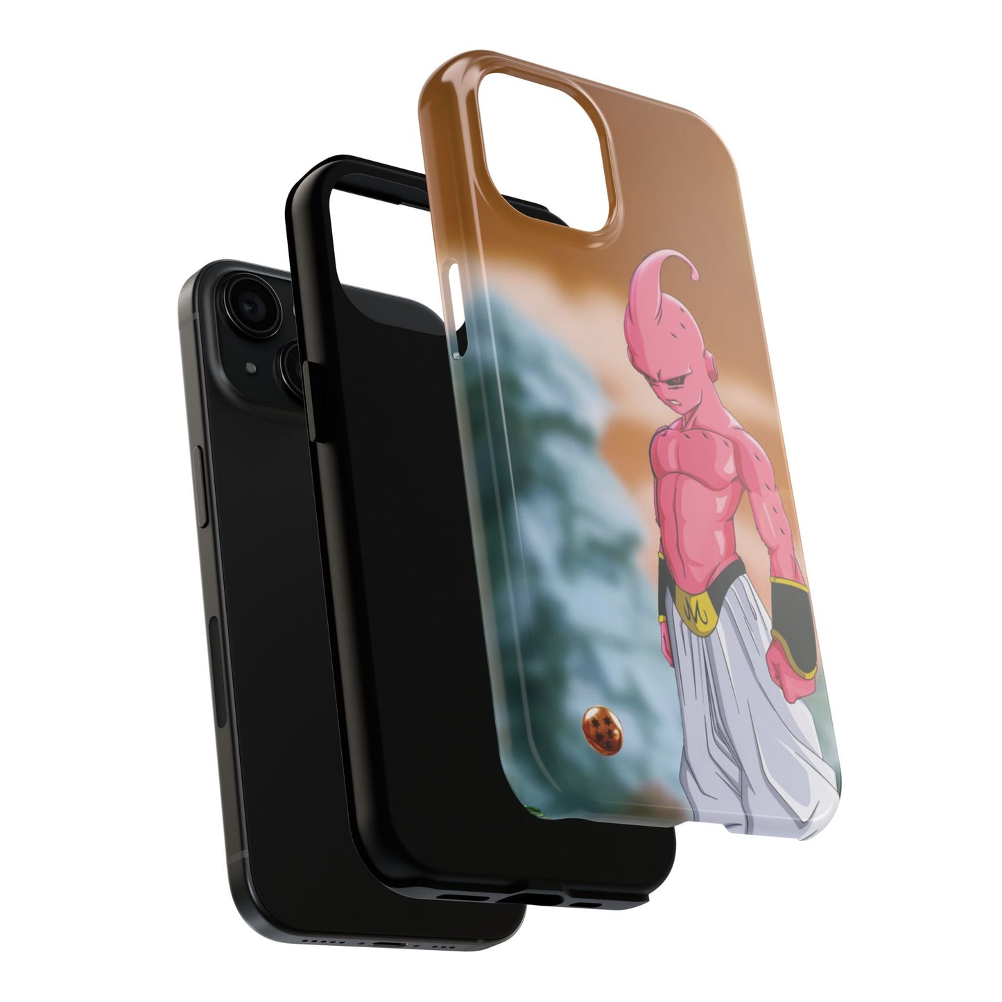 Majin Buu Fierce Dragon Ball Tough Phone Case - Majin Buu Design