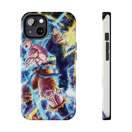 Goku Vegeta Dragon Ball Super Tough Phone Case - Vibrant Anime Character Design