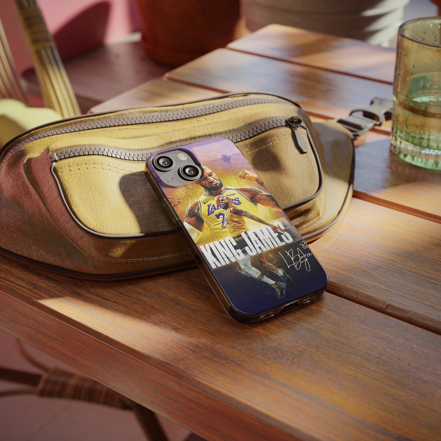 LeBron James Soft Phone Case - Sports Fan Essential for Lakers Lovers