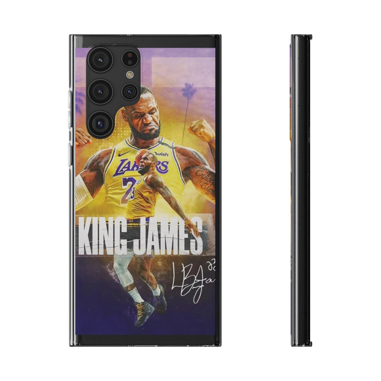 LeBron James Soft Phone Case - Sports Fan Essential for Lakers Lovers