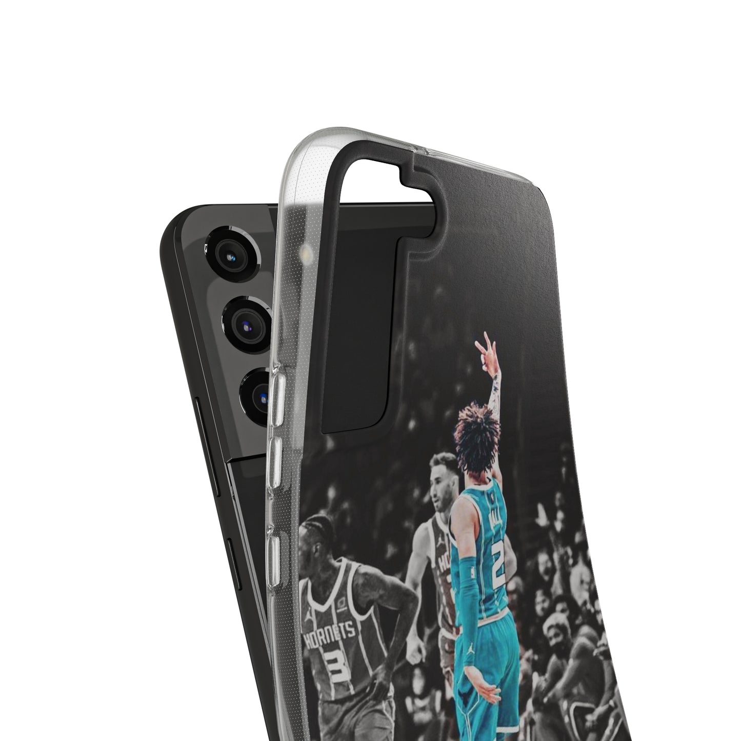 LaMelo Ball Sporty Soft Phone Case with Dynamic Player Design