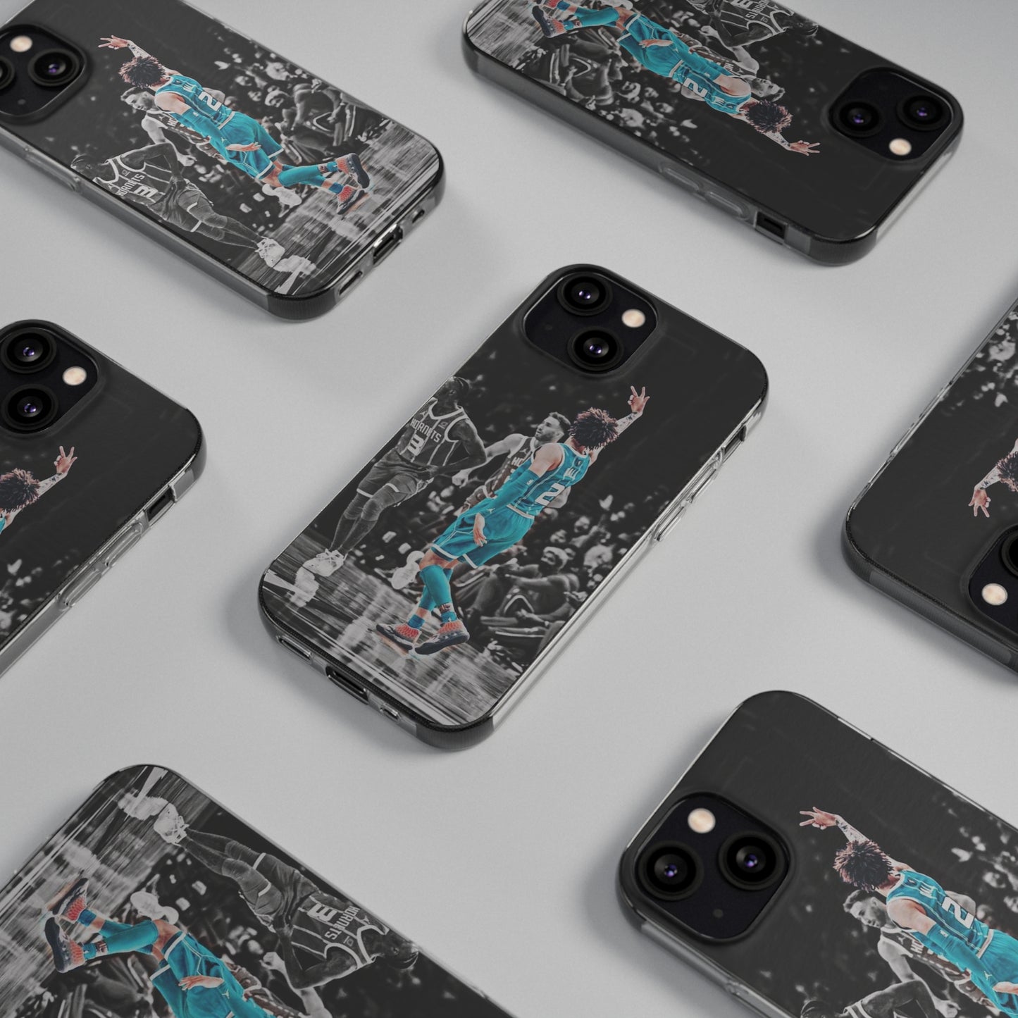 LaMelo Ball Sporty Soft Phone Case with Dynamic Player Design