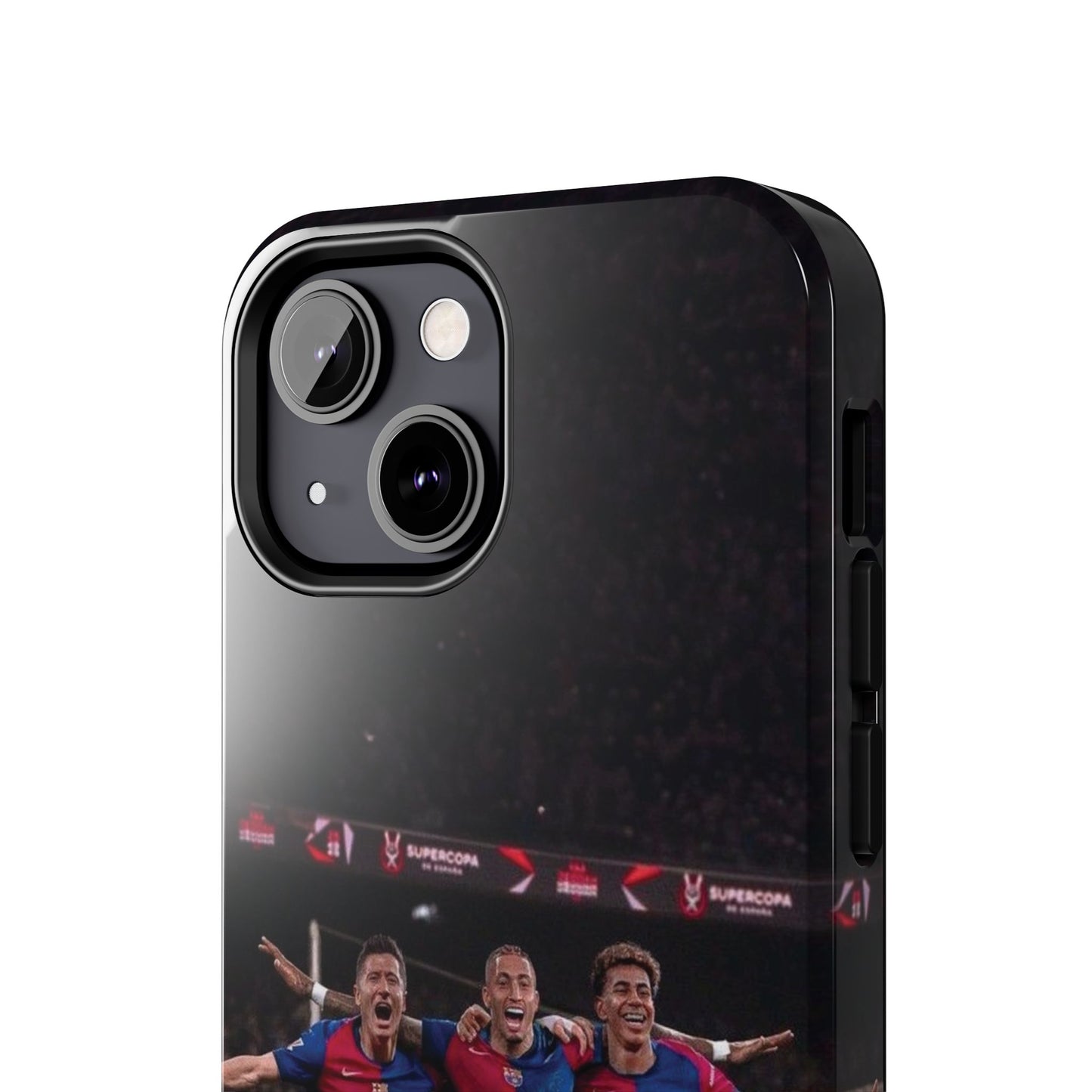 Lewandowski, Raphinha, Lamine Yamal Soccer Team Tough Phone Case - Durable Protection for Fans!