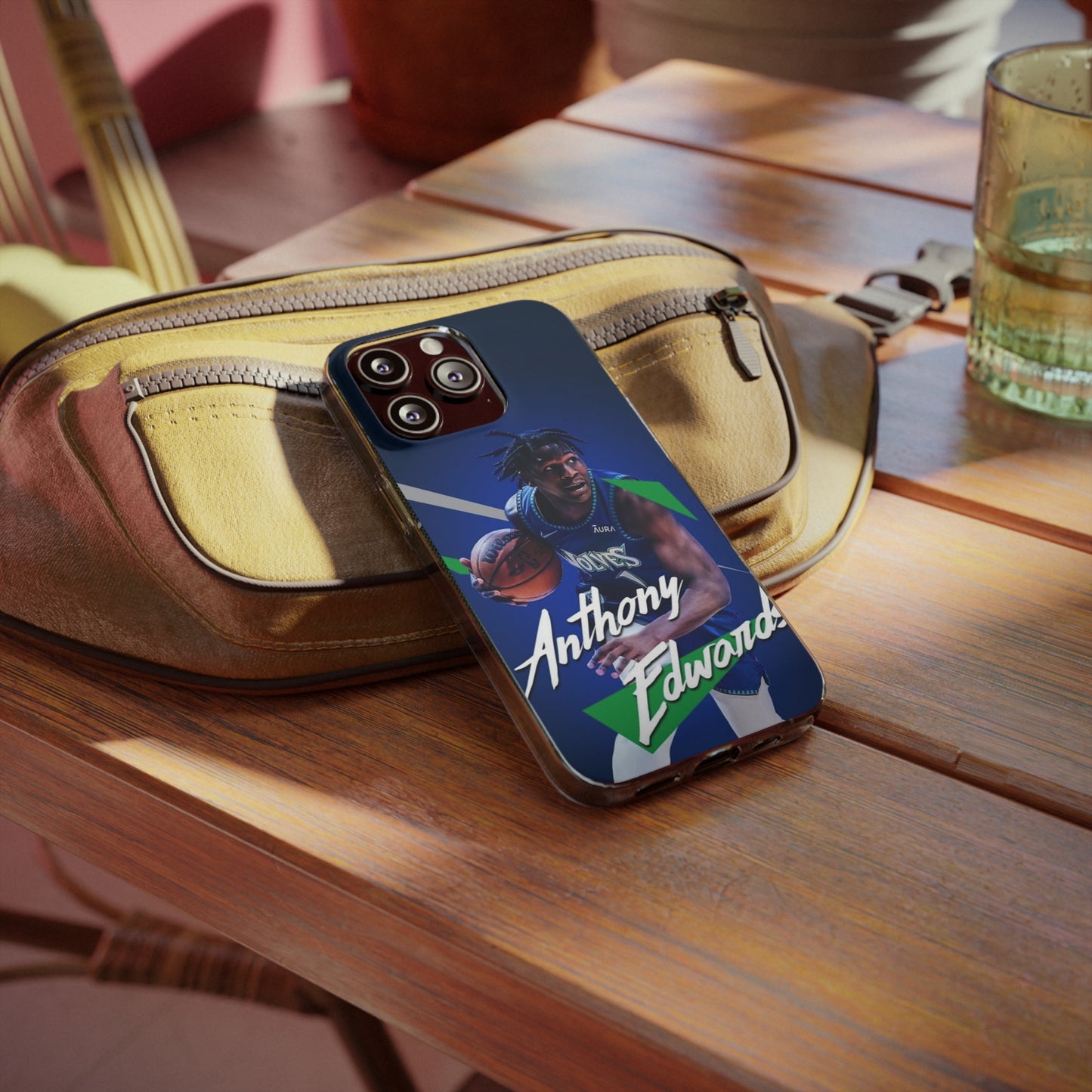 Anthony Edwards Soft Phone Case - Basketball Fan Accessory