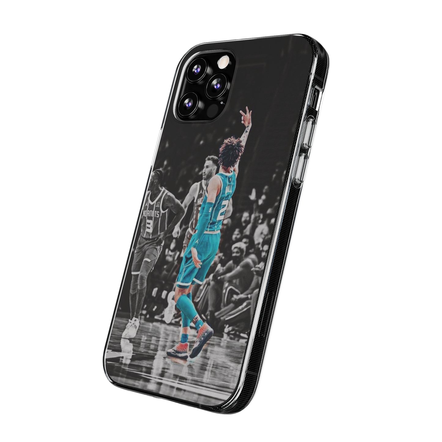 LaMelo Ball Sporty Soft Phone Case with Dynamic Player Design