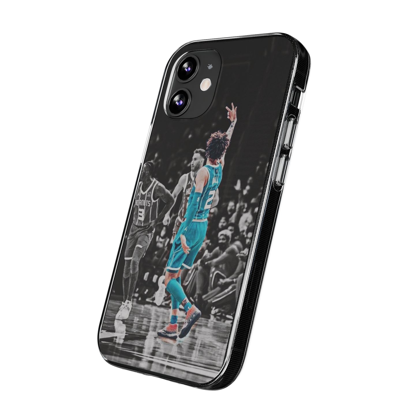 LaMelo Ball Sporty Soft Phone Case with Dynamic Player Design