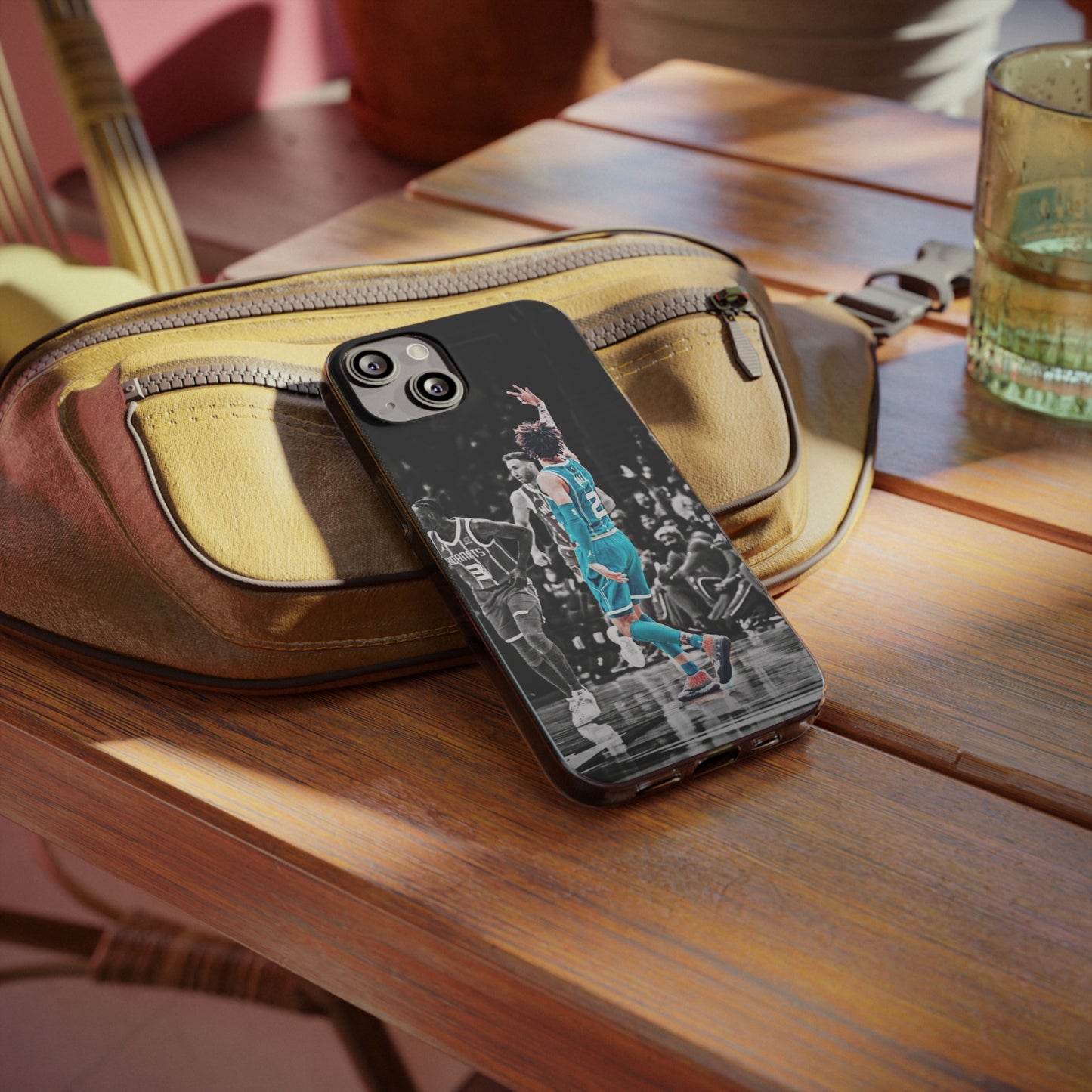 LaMelo Ball Sporty Soft Phone Case with Dynamic Player Design