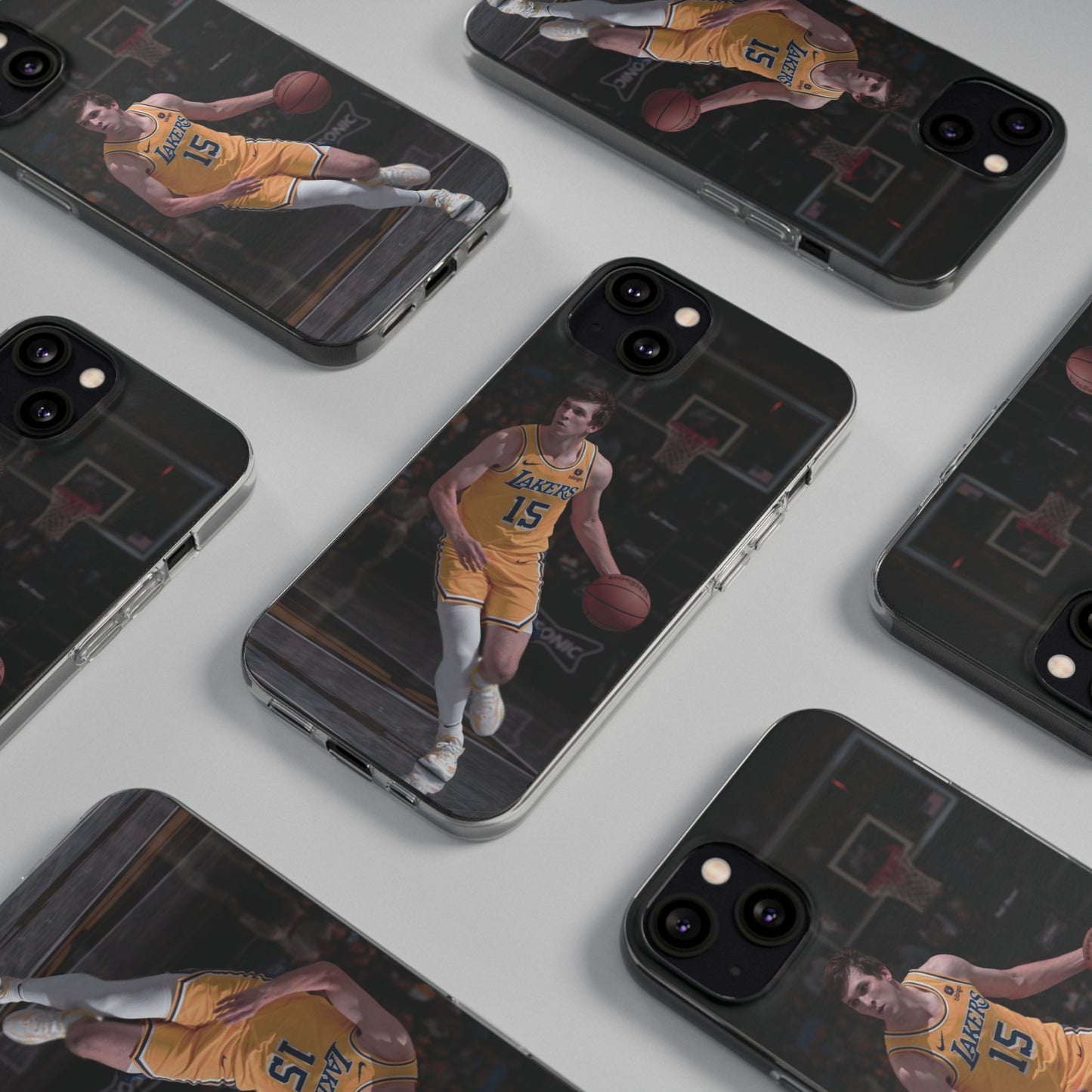 Austin Reaves Basketball Player Soft Phone Case - Lakers Fan Accessory