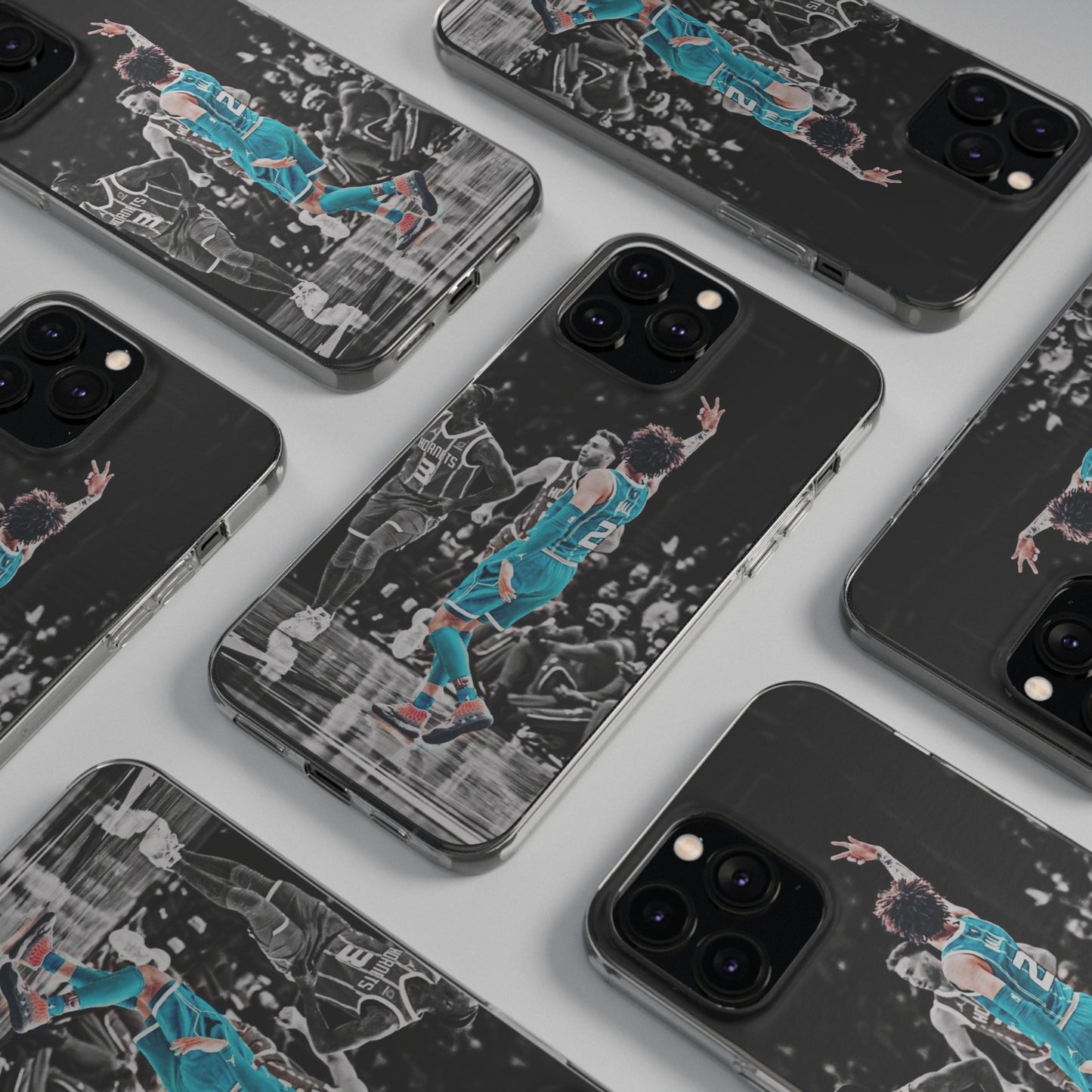LaMelo Ball Sporty Soft Phone Case with Dynamic Player Design