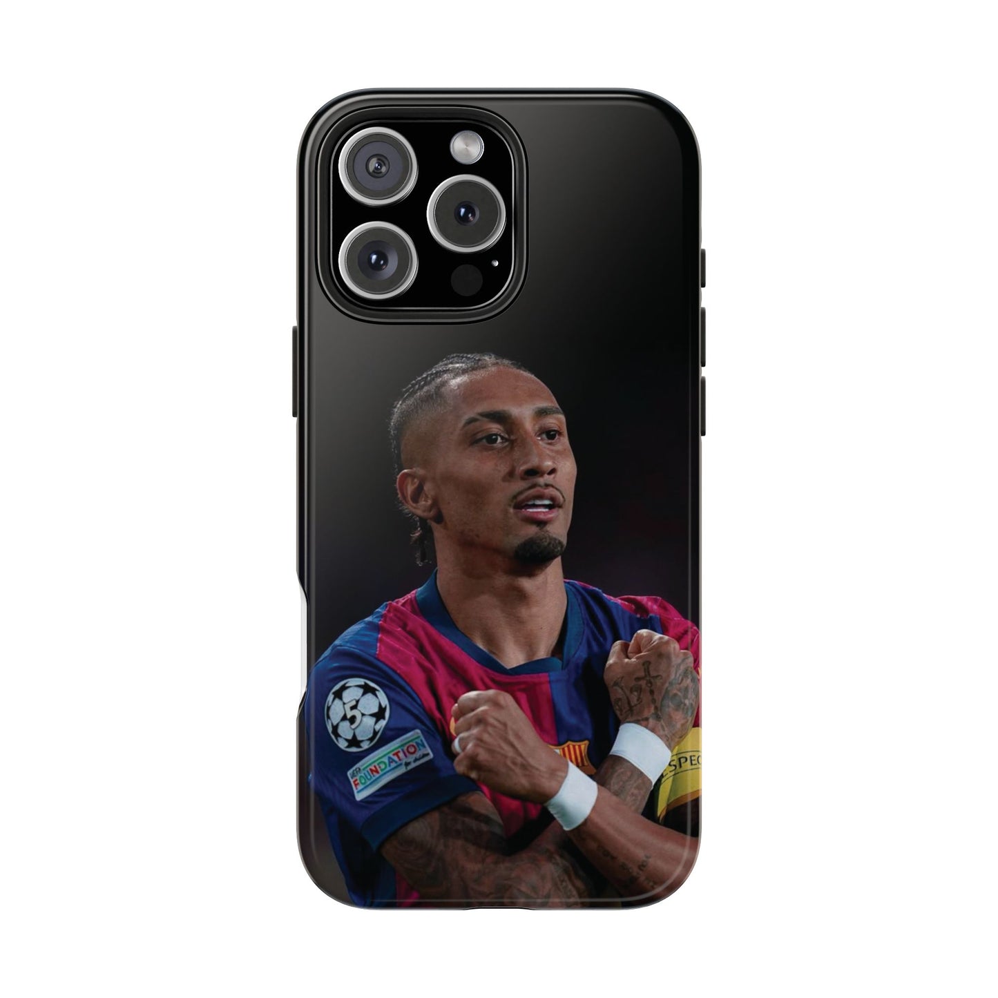 Raphinha Soccer Fan Tough Phone Case - Durable Protection with Star Player Design