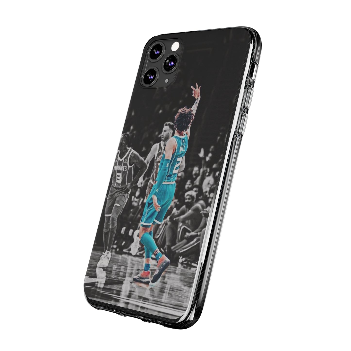 LaMelo Ball Sporty Soft Phone Case with Dynamic Player Design