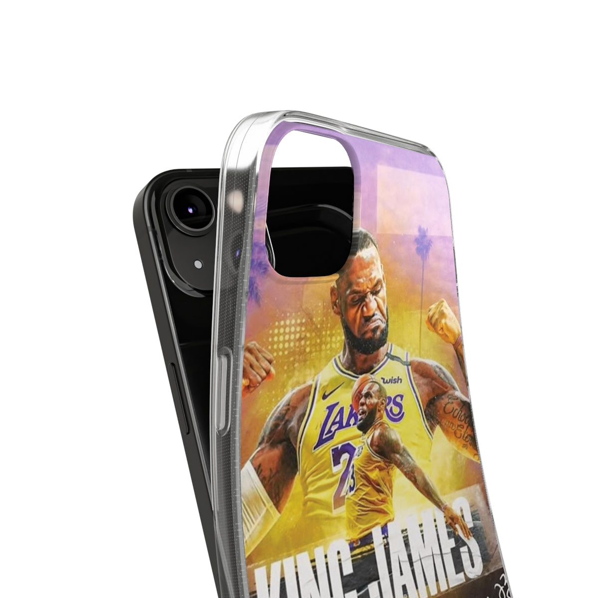 LeBron James Soft Phone Case - Sports Fan Essential for Lakers Lovers