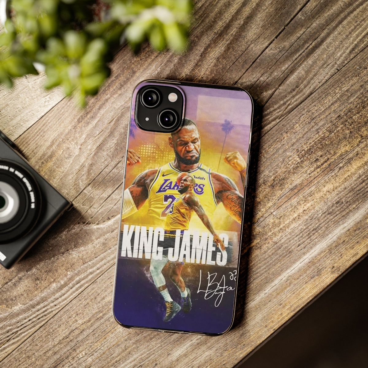 LeBron James Soft Phone Case - Sports Fan Essential for Lakers Lovers