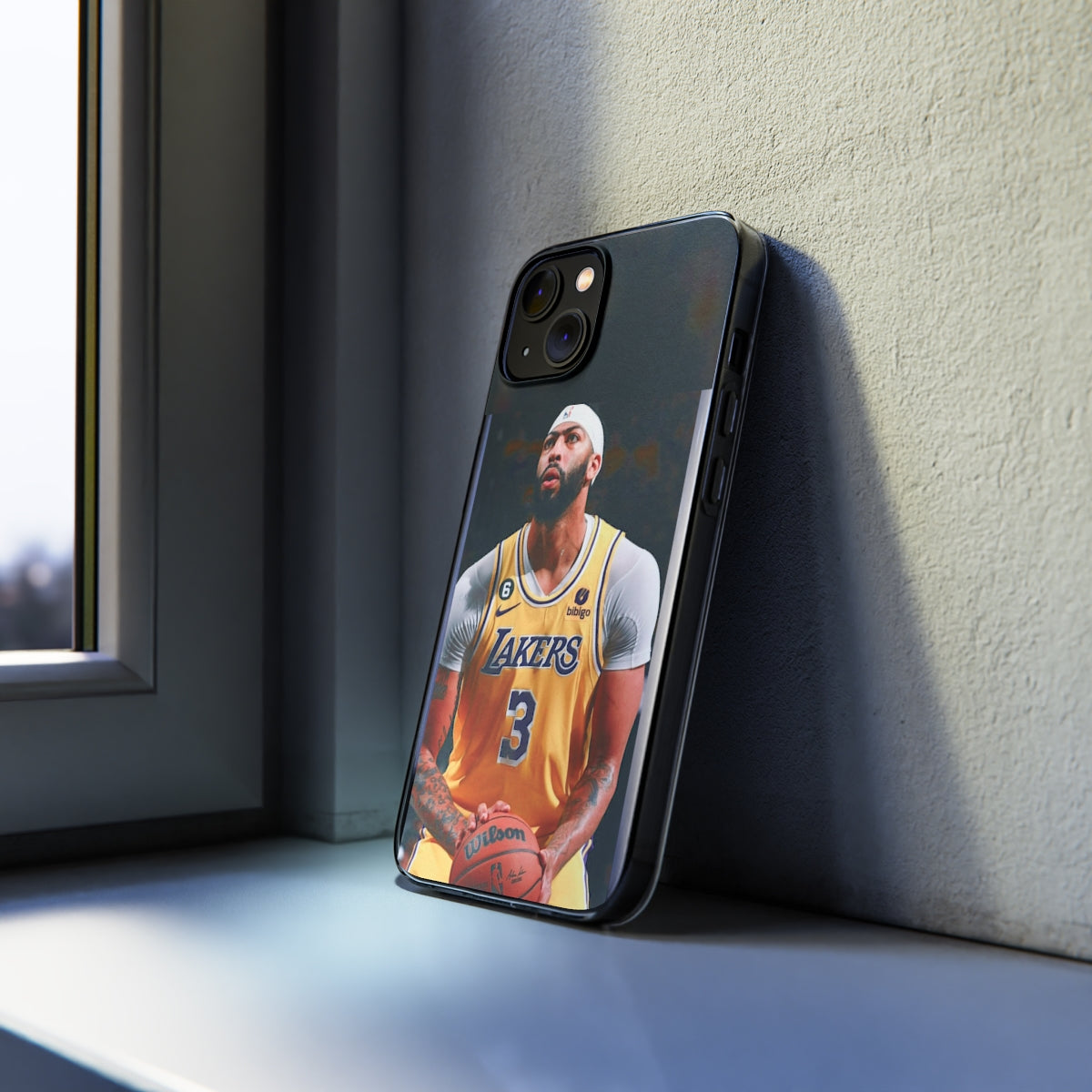Anthony Davis Lakers Soft Phone Case - Perfect Gift for Basketball Fans