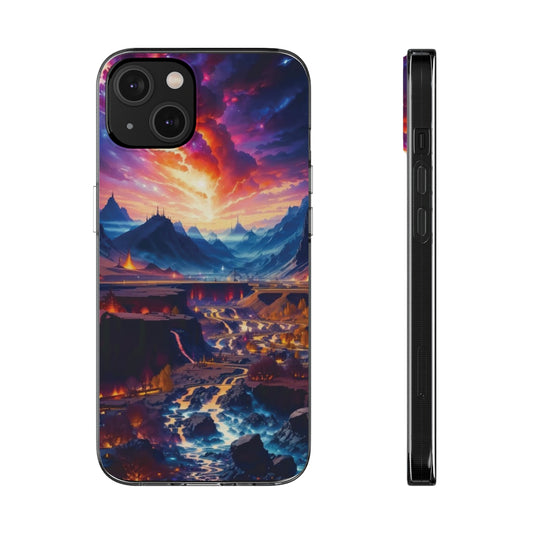Vibrant Landscape Phone Case - Soft, Protective Cover for Nature Lovers