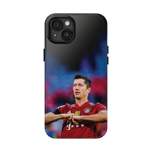 Robert Lewandowski Soccer Tough Phone Cases - Featuring Legendary Player Design