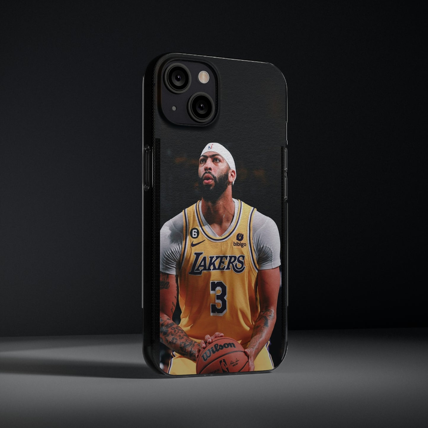 Anthony Davis Lakers Soft Phone Case - Perfect Gift for Basketball Fans