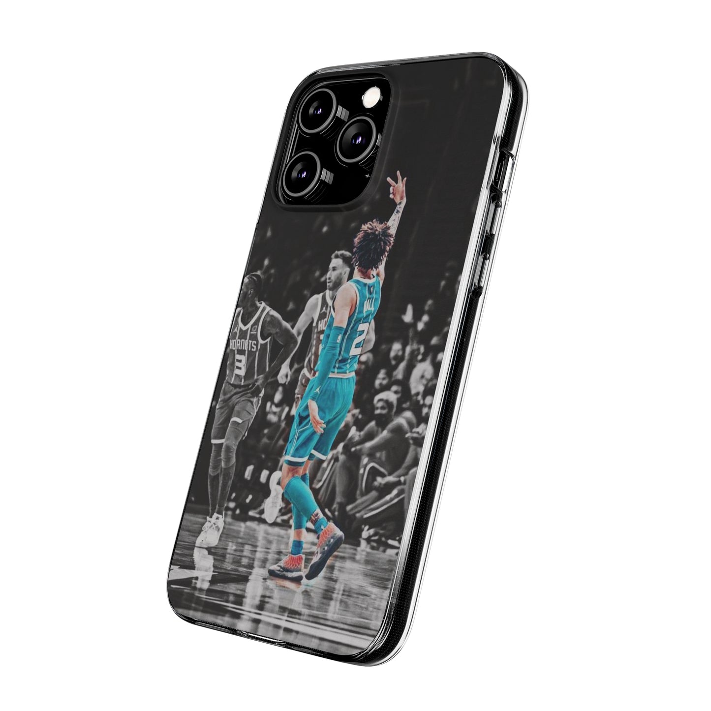 LaMelo Ball Sporty Soft Phone Case with Dynamic Player Design