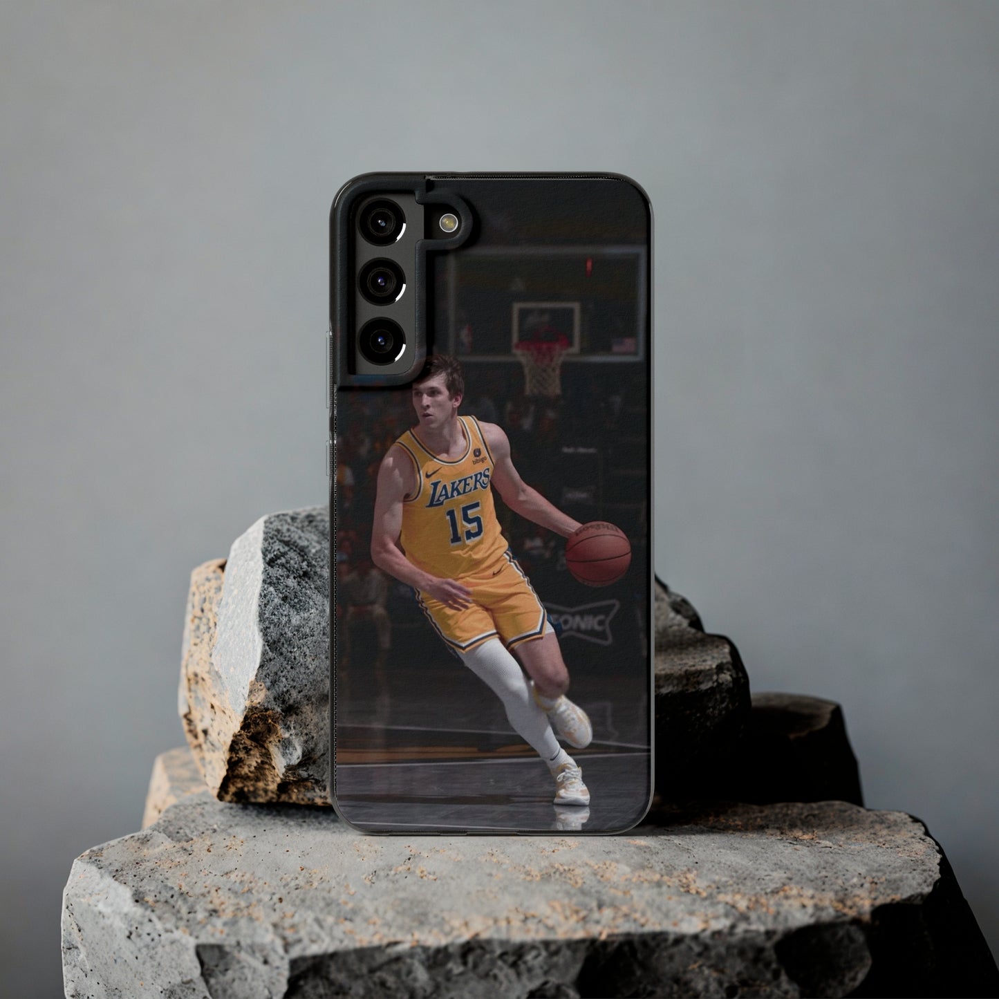 Austin Reaves Basketball Player Soft Phone Case - Lakers Fan Accessory