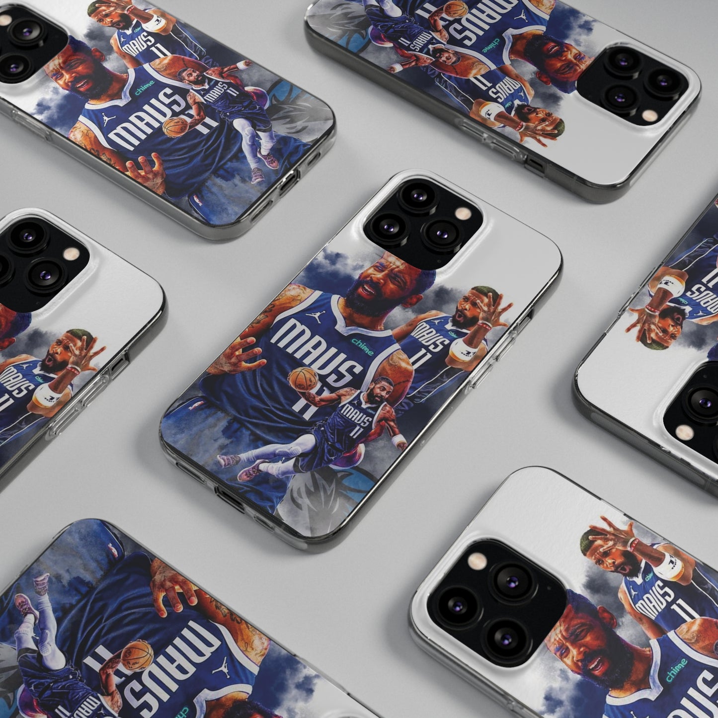 Kyrie Ivring Soft Phone Case with Basketball Theme - Perfect for Sports Fans
