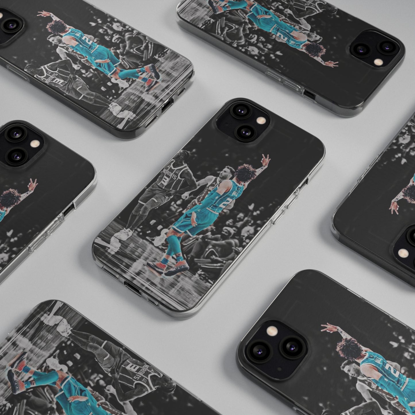 LaMelo Ball Sporty Soft Phone Case with Dynamic Player Design