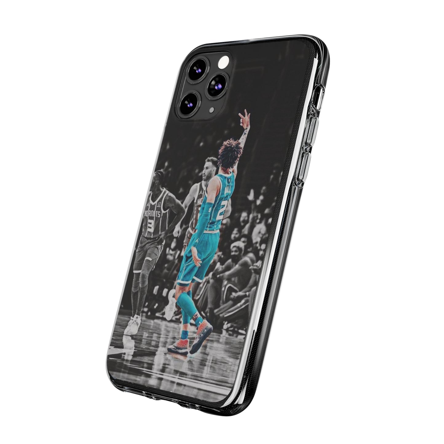 LaMelo Ball Sporty Soft Phone Case with Dynamic Player Design