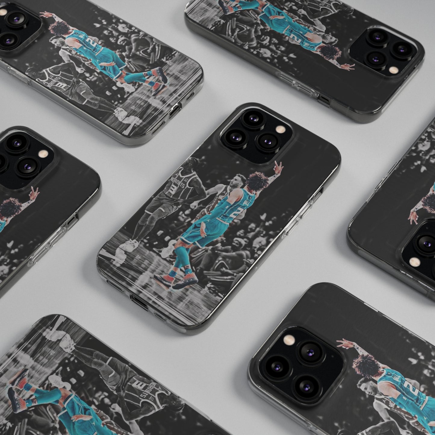 LaMelo Ball Sporty Soft Phone Case with Dynamic Player Design