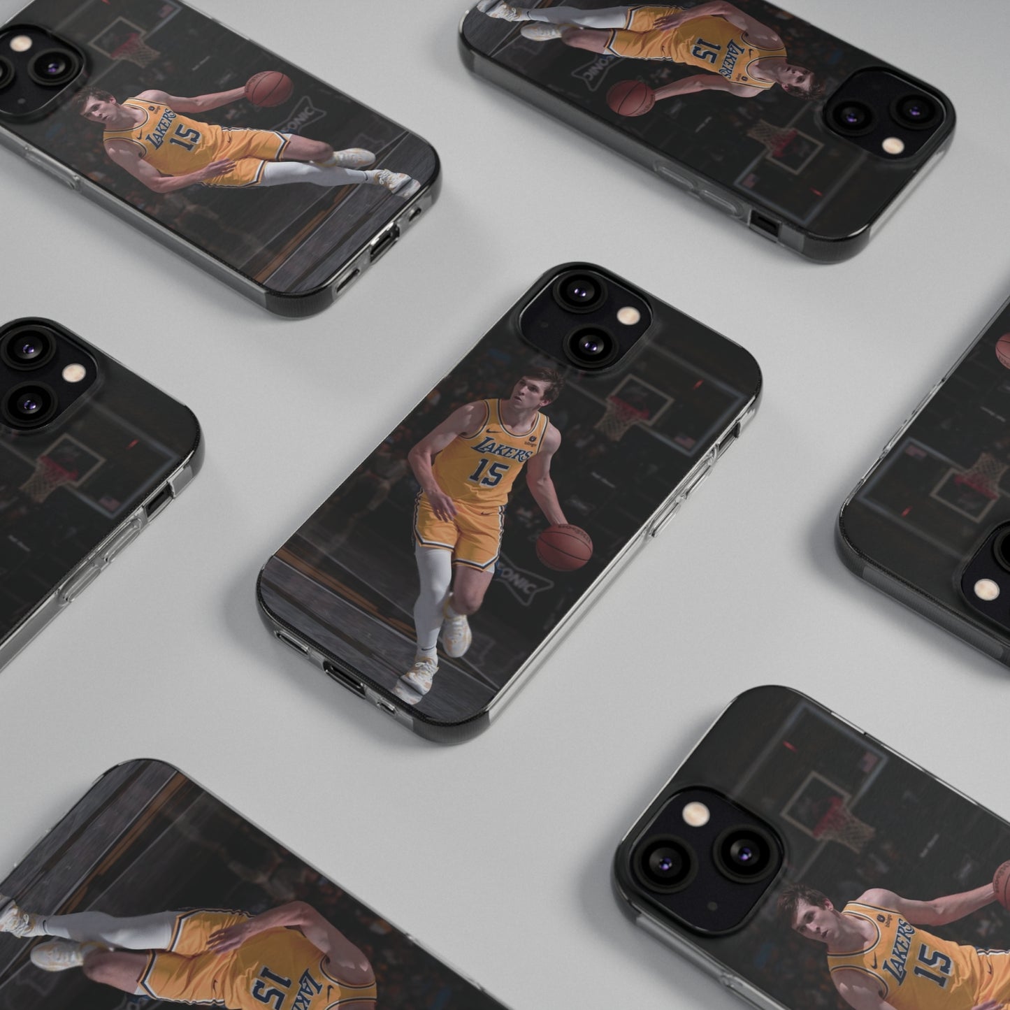 Austin Reaves Basketball Player Soft Phone Case - Lakers Fan Accessory