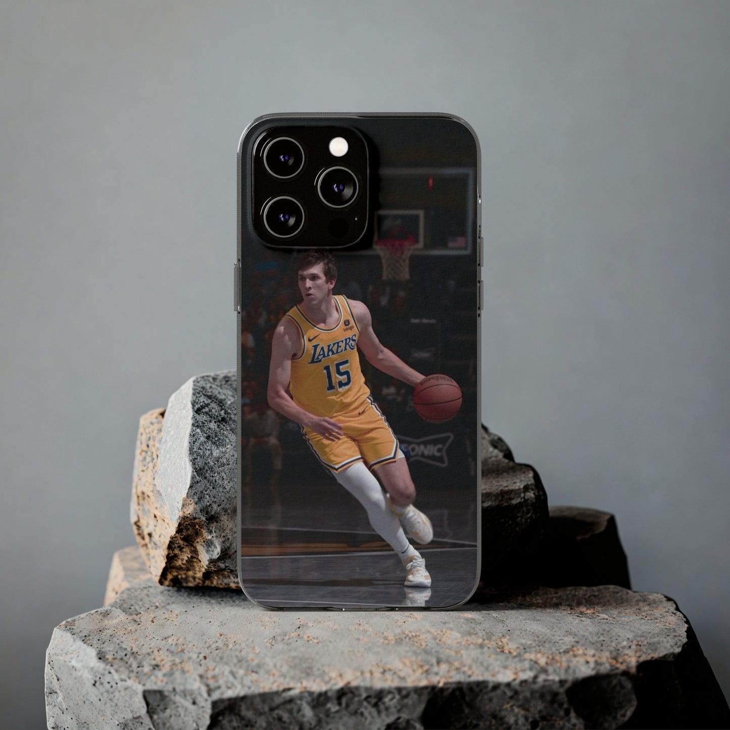 Austin Reaves Basketball Player Soft Phone Case - Lakers Fan Accessory