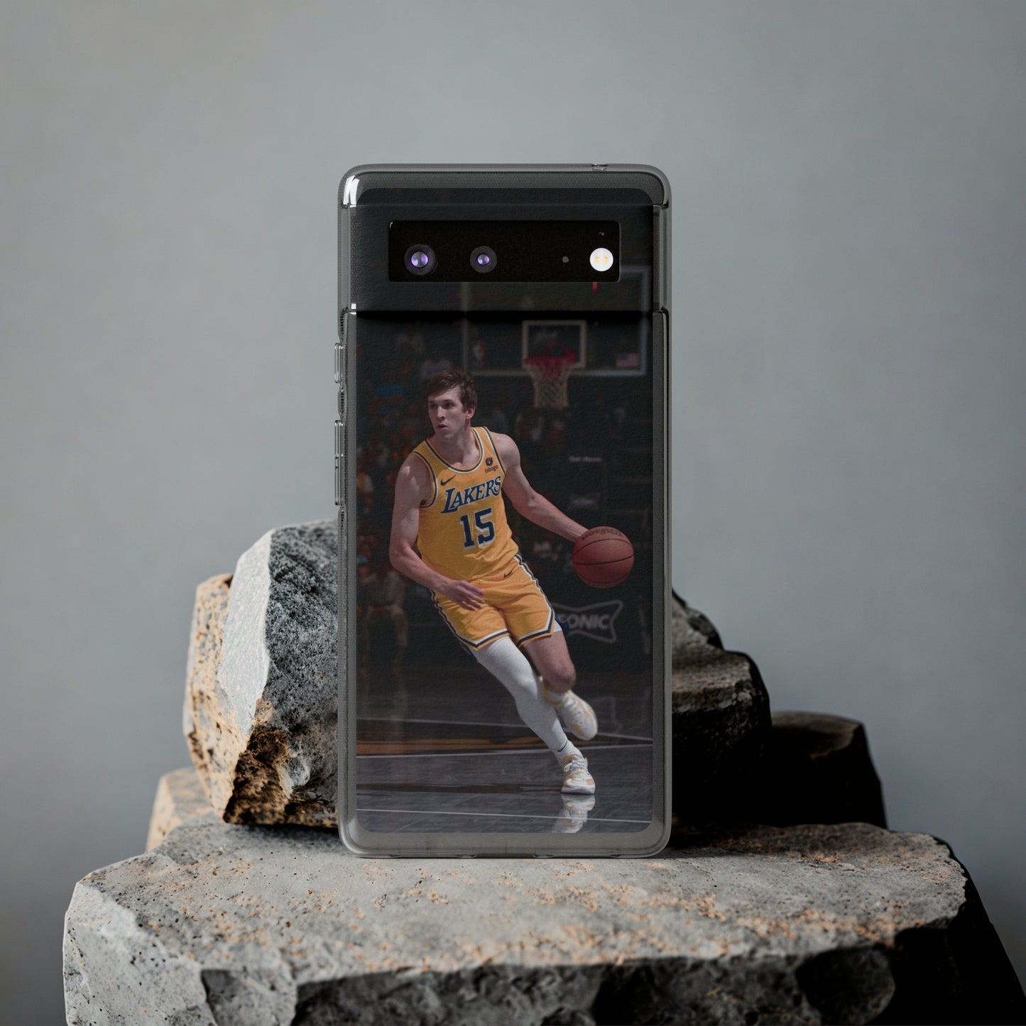 Austin Reaves Basketball Player Soft Phone Case - Lakers Fan Accessory