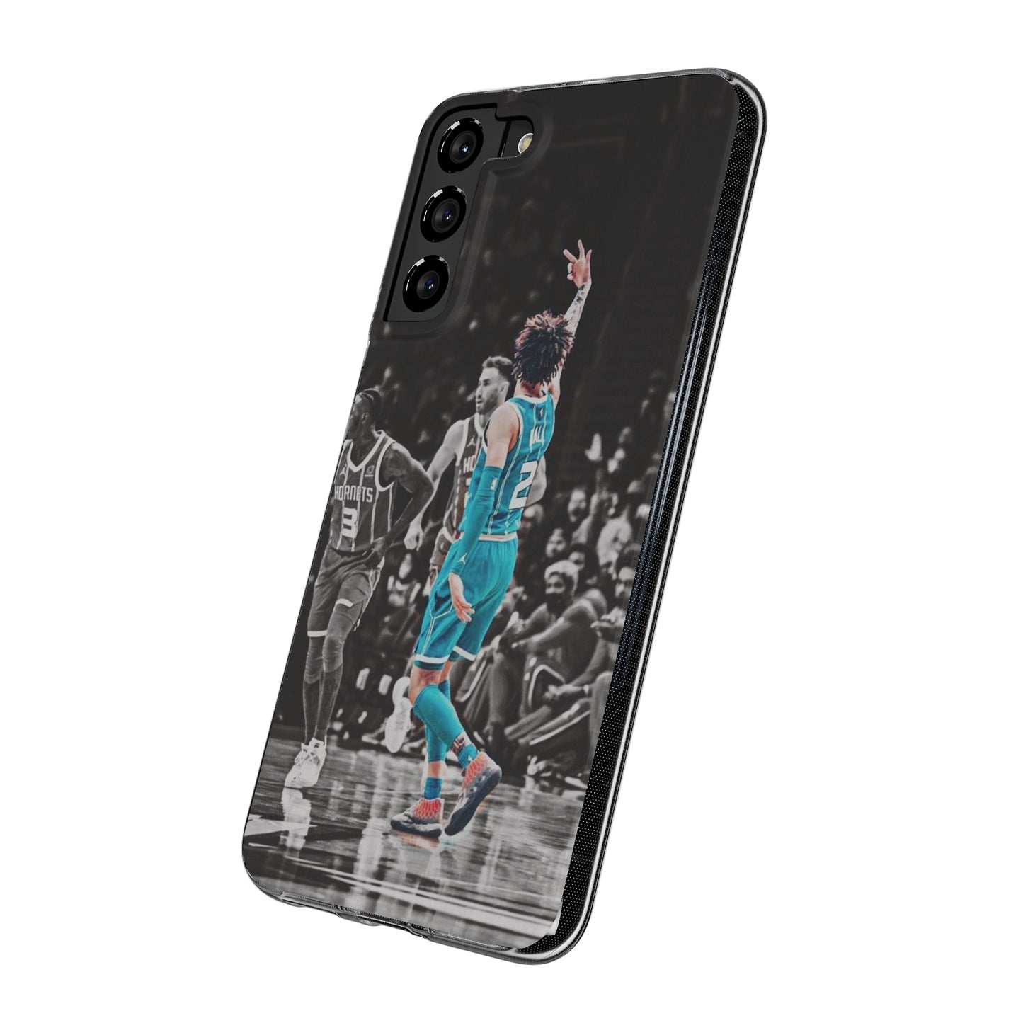 LaMelo Ball Sporty Soft Phone Case with Dynamic Player Design