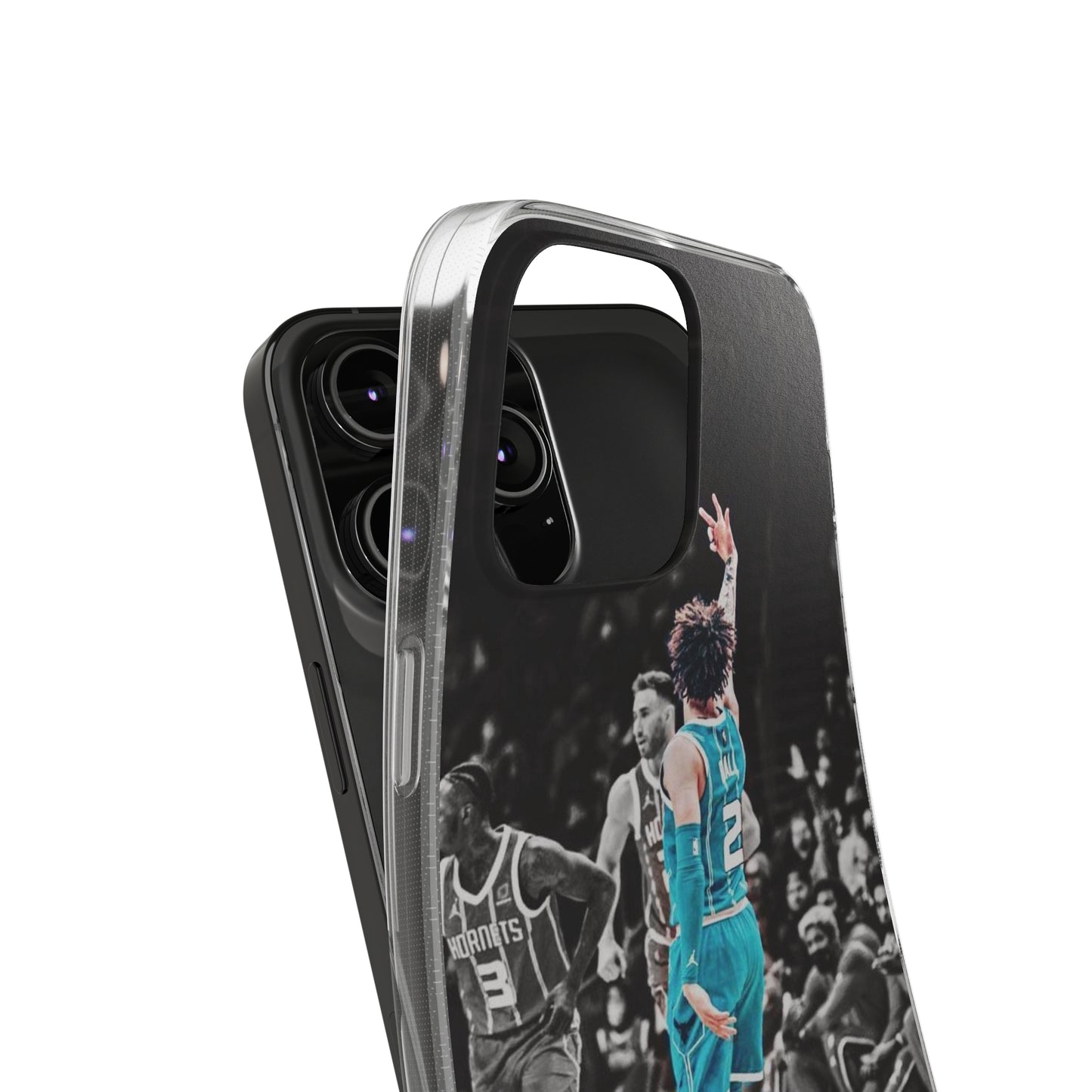 LaMelo Ball Sporty Soft Phone Case with Dynamic Player Design