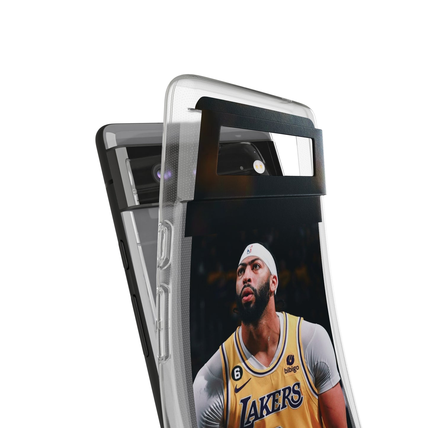 Anthony Davis Lakers Soft Phone Case - Perfect Gift for Basketball Fans