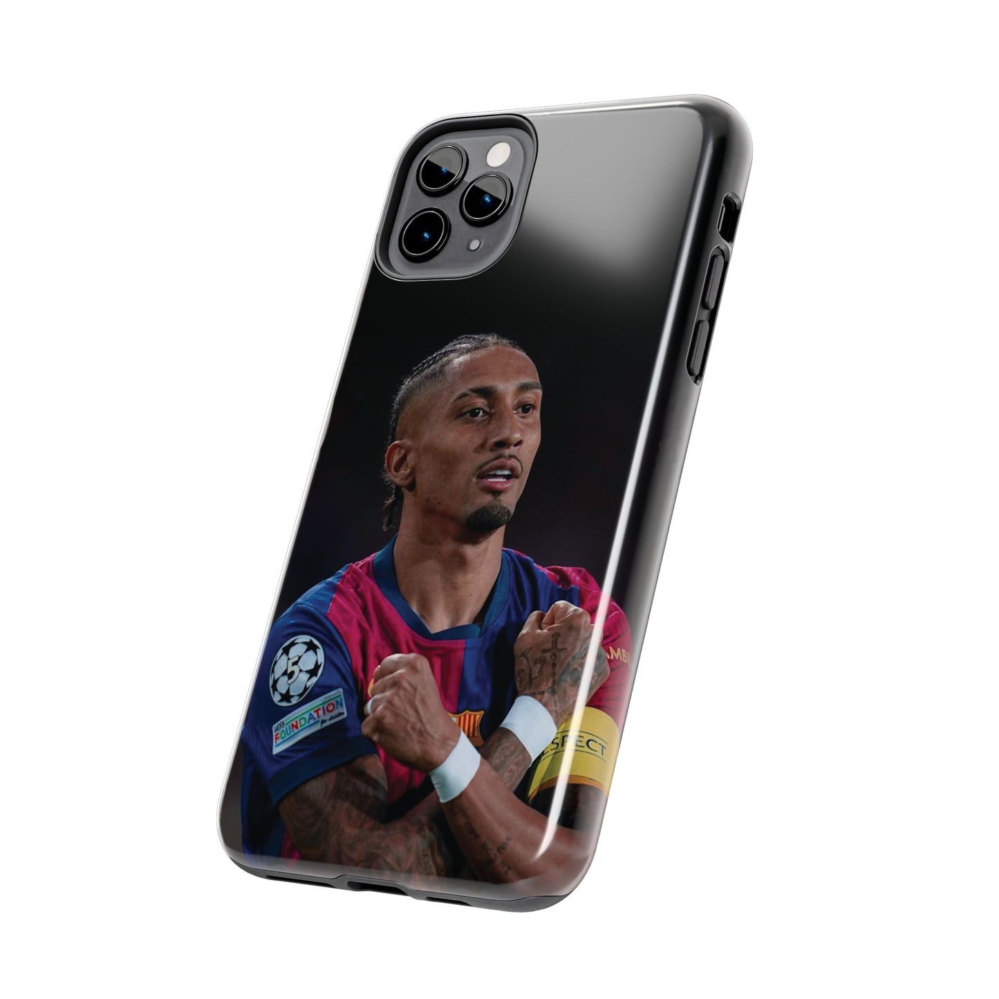 Raphinha Soccer Fan Tough Phone Case - Durable Protection with Star Player Design