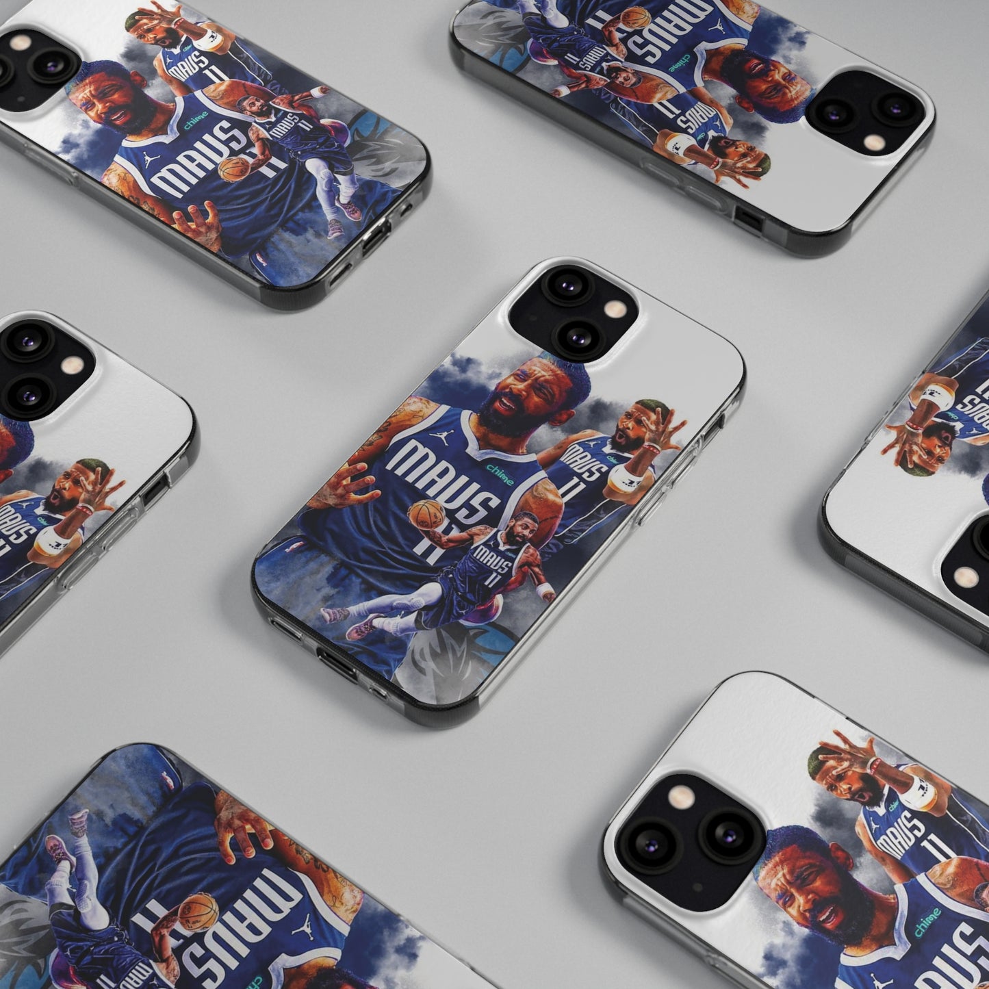 Kyrie Ivring Soft Phone Case with Basketball Theme - Perfect for Sports Fans
