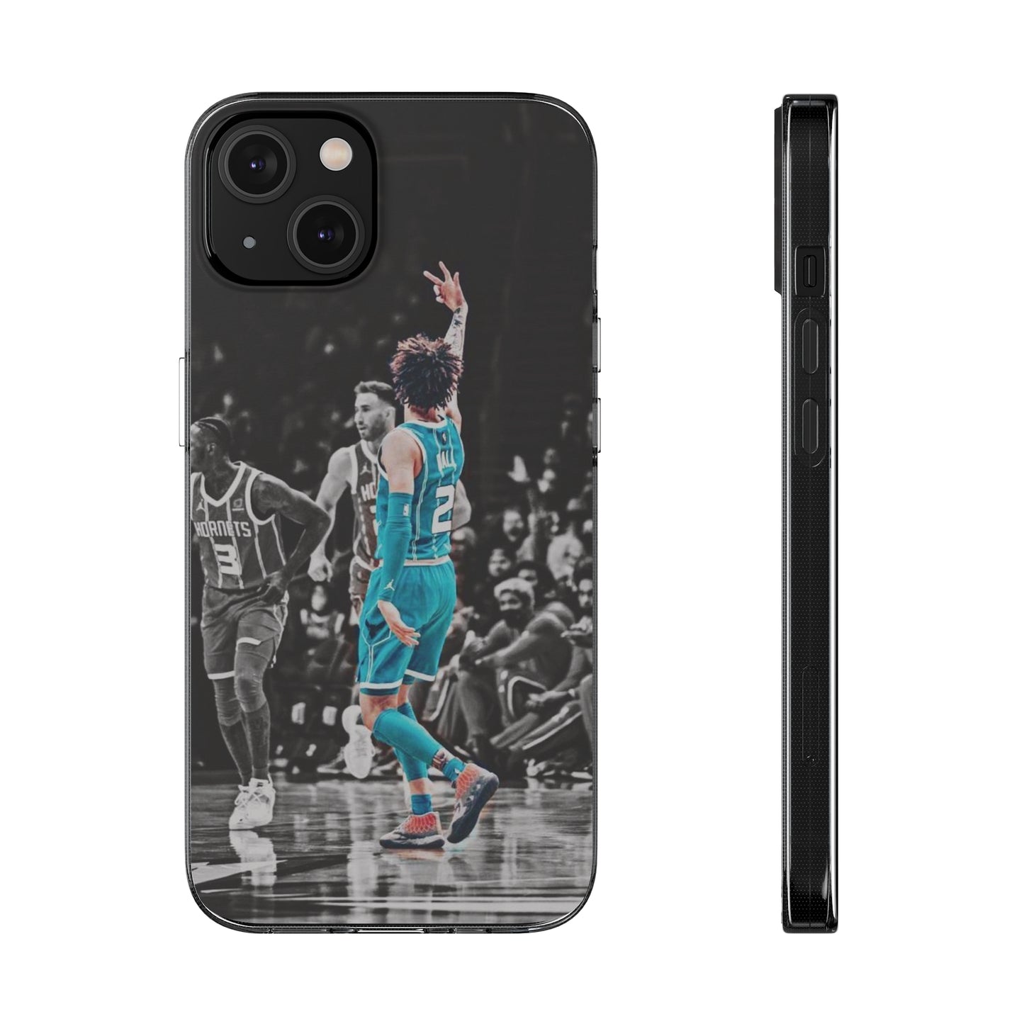 LaMelo Ball Sporty Soft Phone Case with Dynamic Player Design