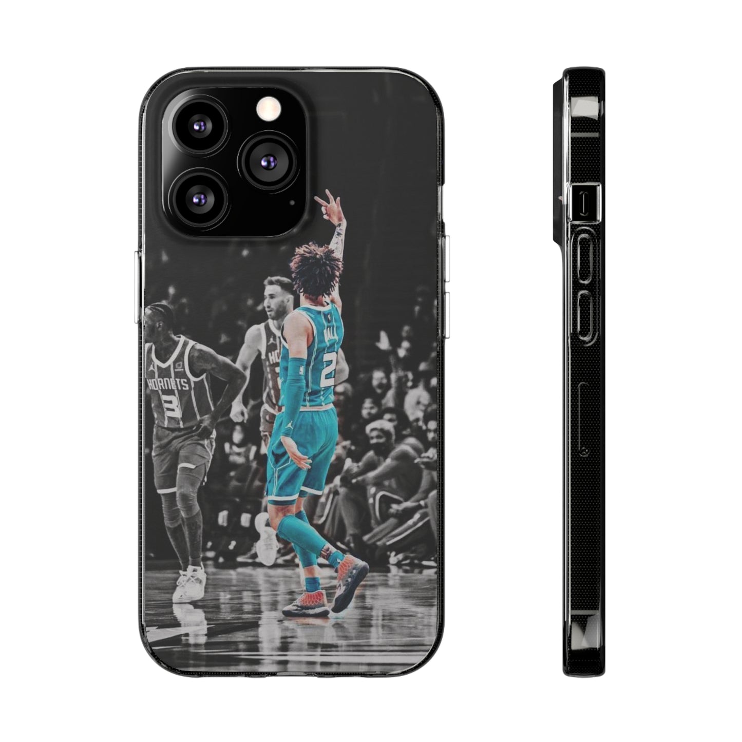 LaMelo Ball Sporty Soft Phone Case with Dynamic Player Design