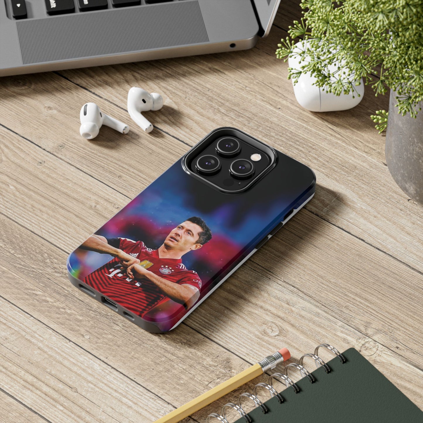 Robert Lewandowski Soccer Tough Phone Cases - Featuring Legendary Player Design