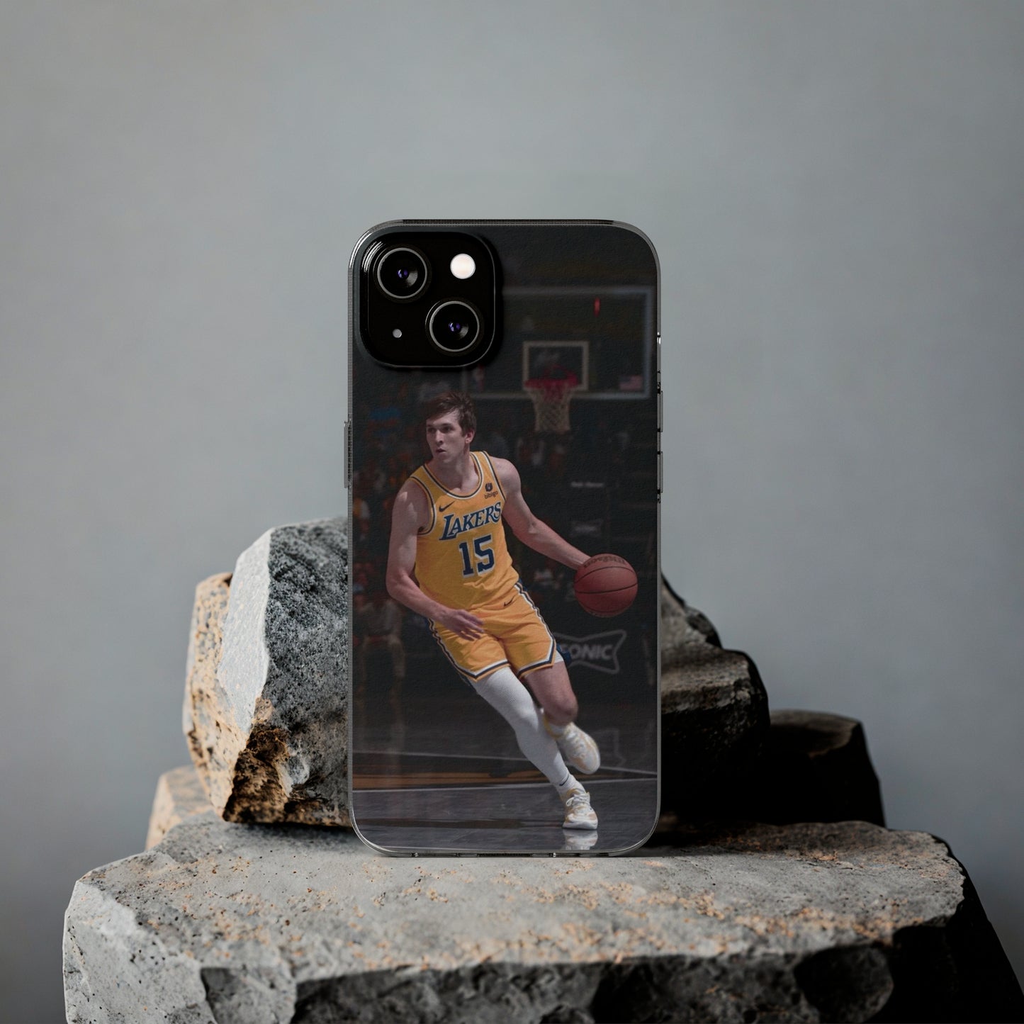 Austin Reaves Basketball Player Soft Phone Case - Lakers Fan Accessory