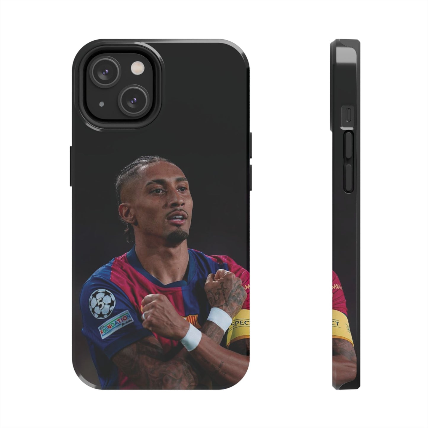Raphinha Soccer Fan Tough Phone Case - Durable Protection with Star Player Design