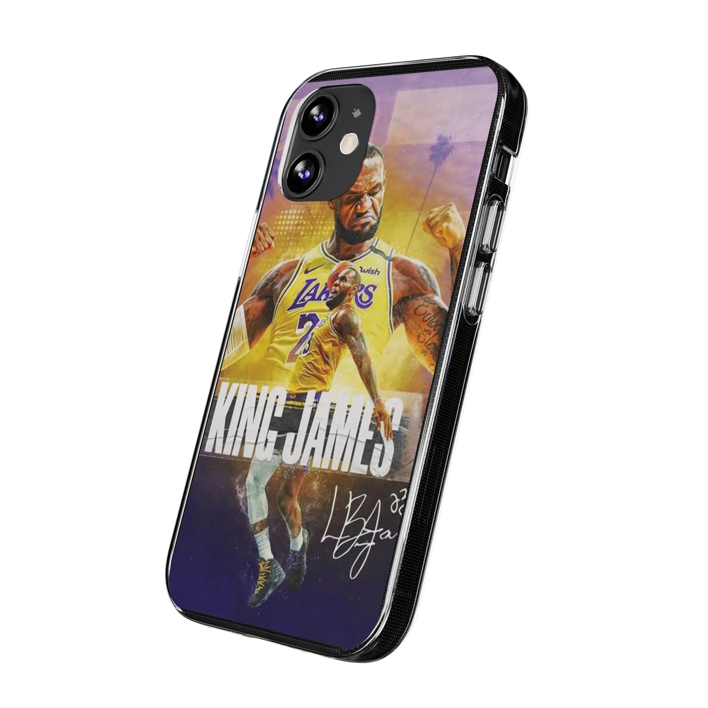 LeBron James Soft Phone Case - Sports Fan Essential for Lakers Lovers