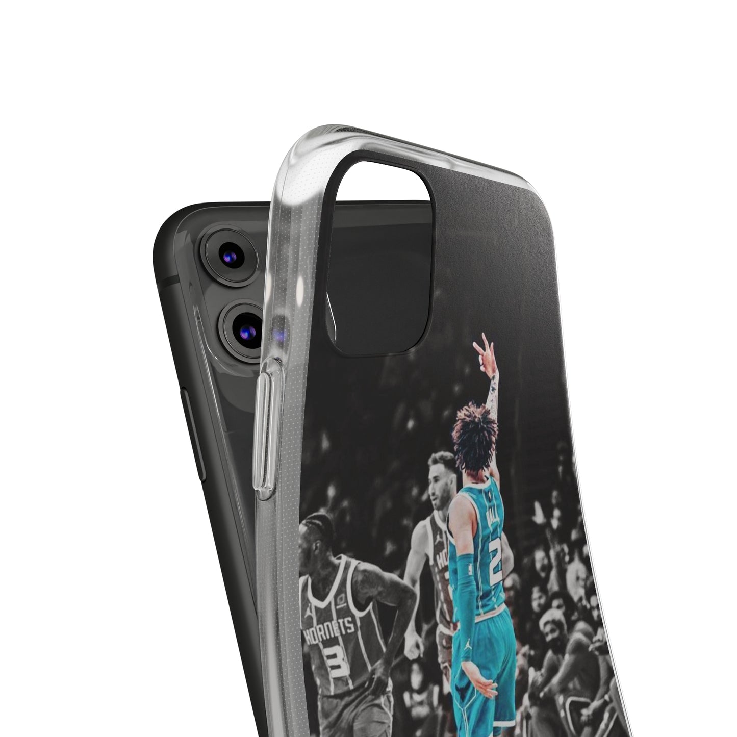 LaMelo Ball Sporty Soft Phone Case with Dynamic Player Design