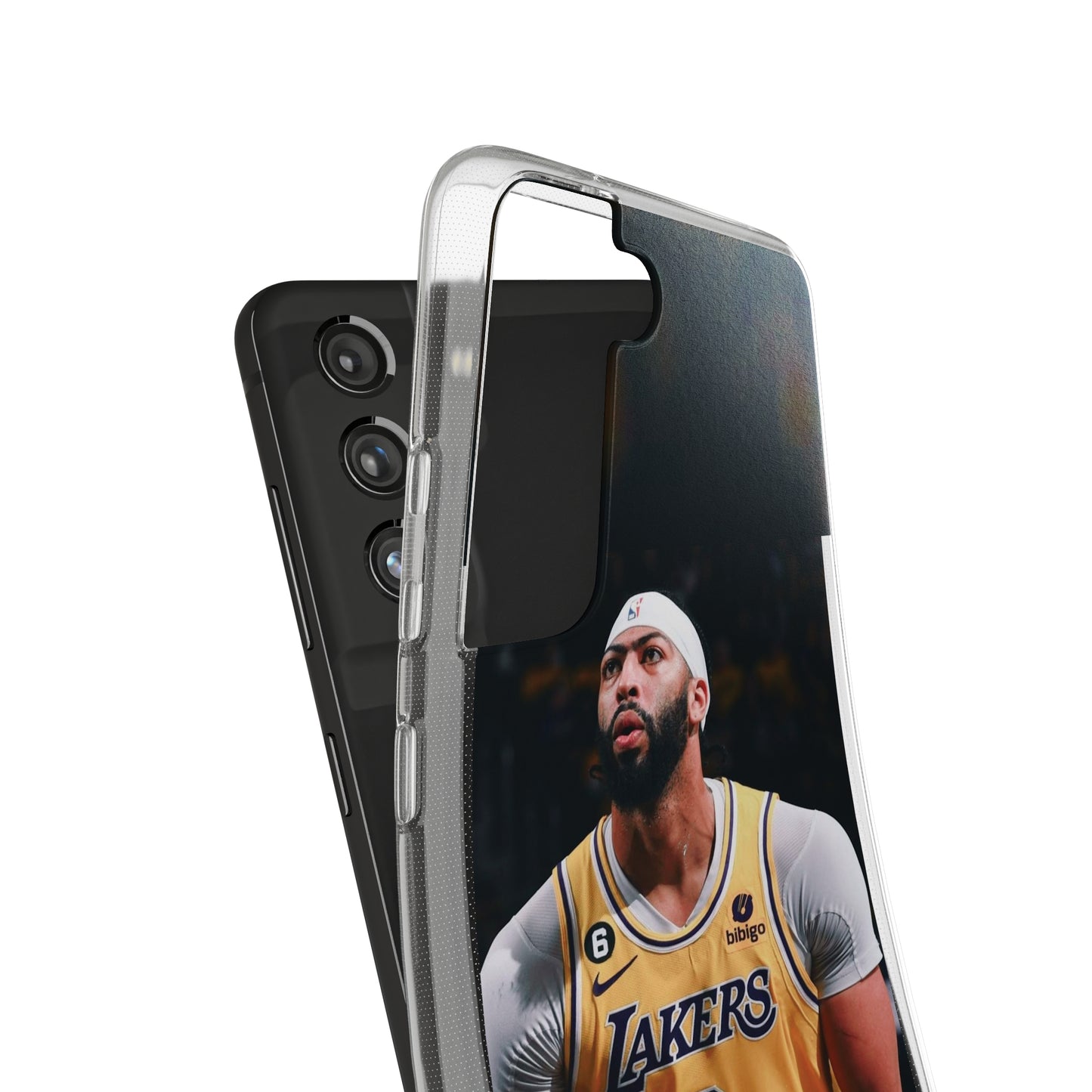 Anthony Davis Lakers Soft Phone Case - Perfect Gift for Basketball Fans