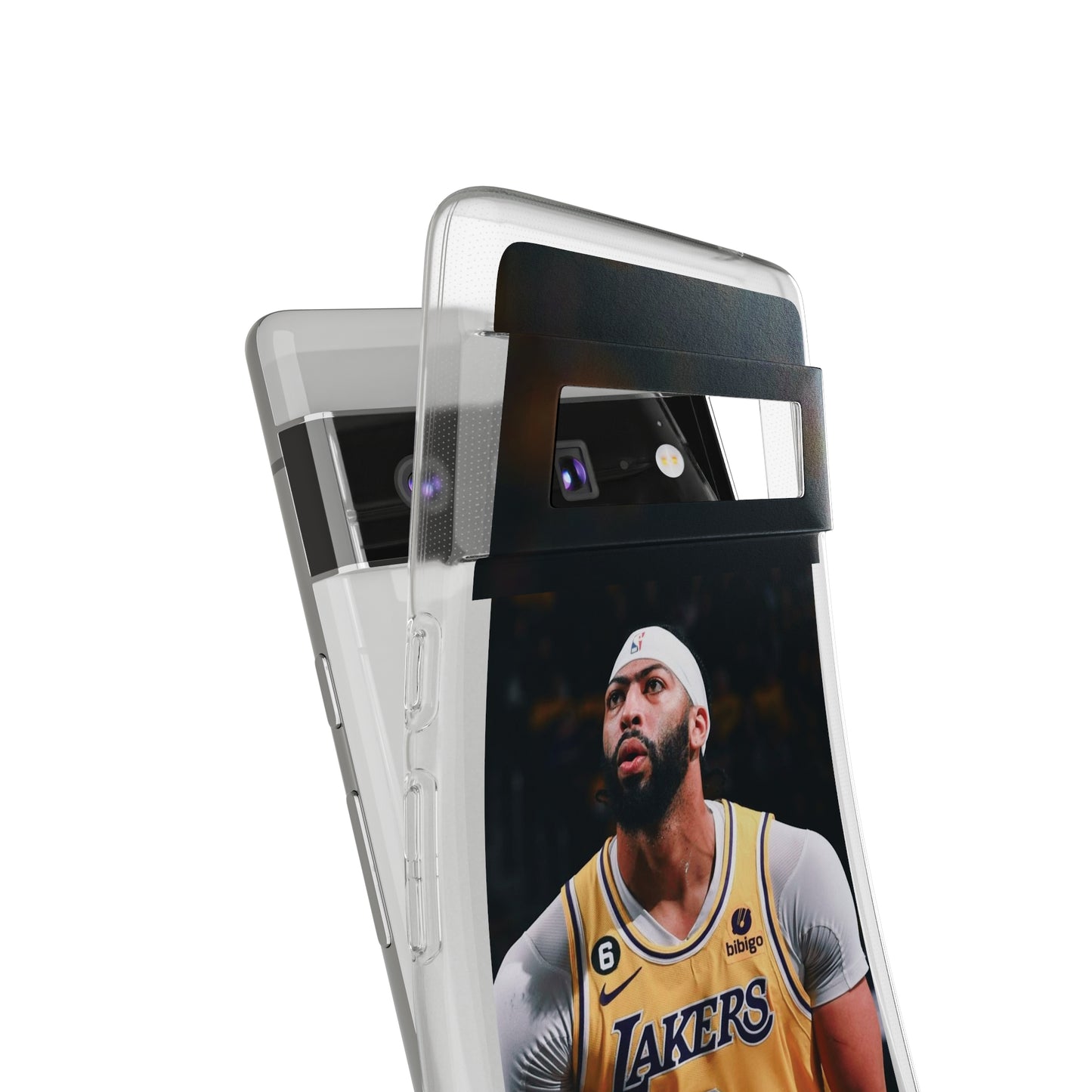 Anthony Davis Lakers Soft Phone Case - Perfect Gift for Basketball Fans