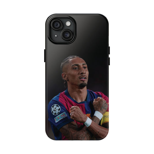 Raphinha Soccer Fan Tough Phone Case - Durable Protection with Star Player Design