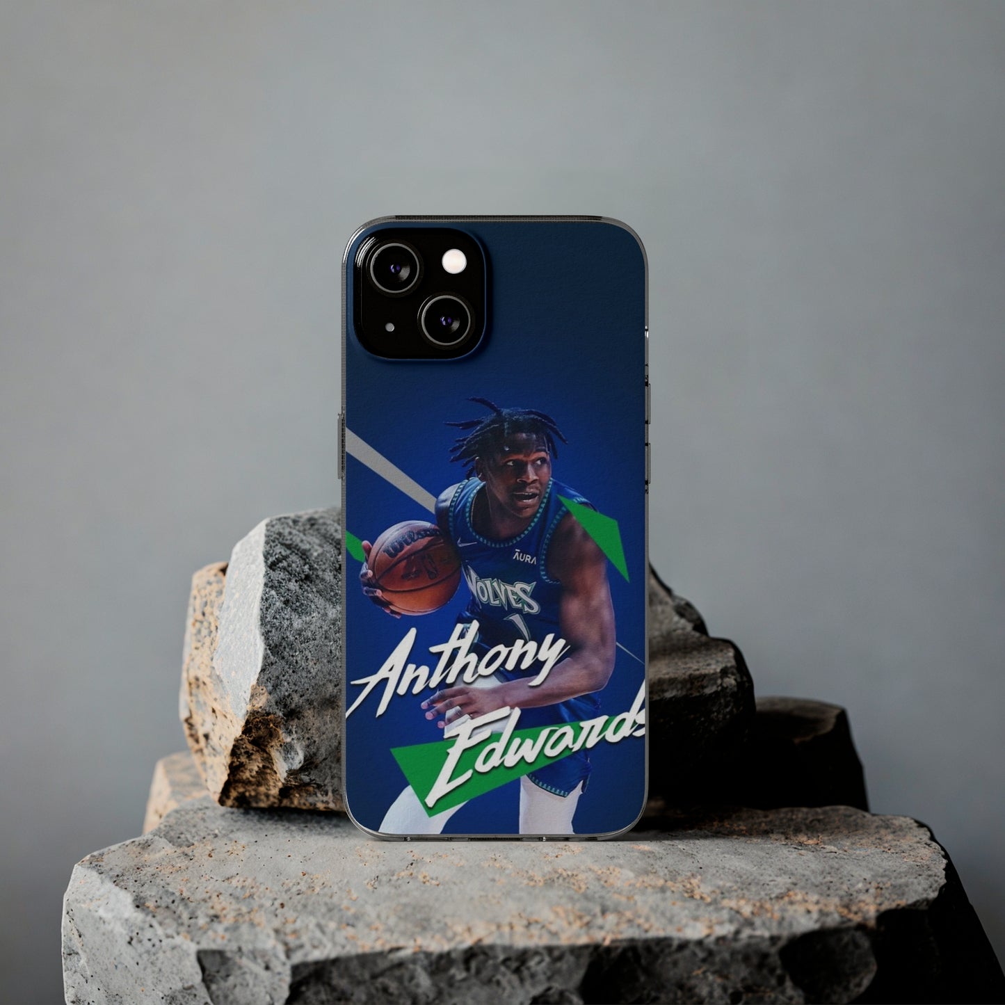 Anthony Edwards Soft Phone Case - Basketball Fan Accessory