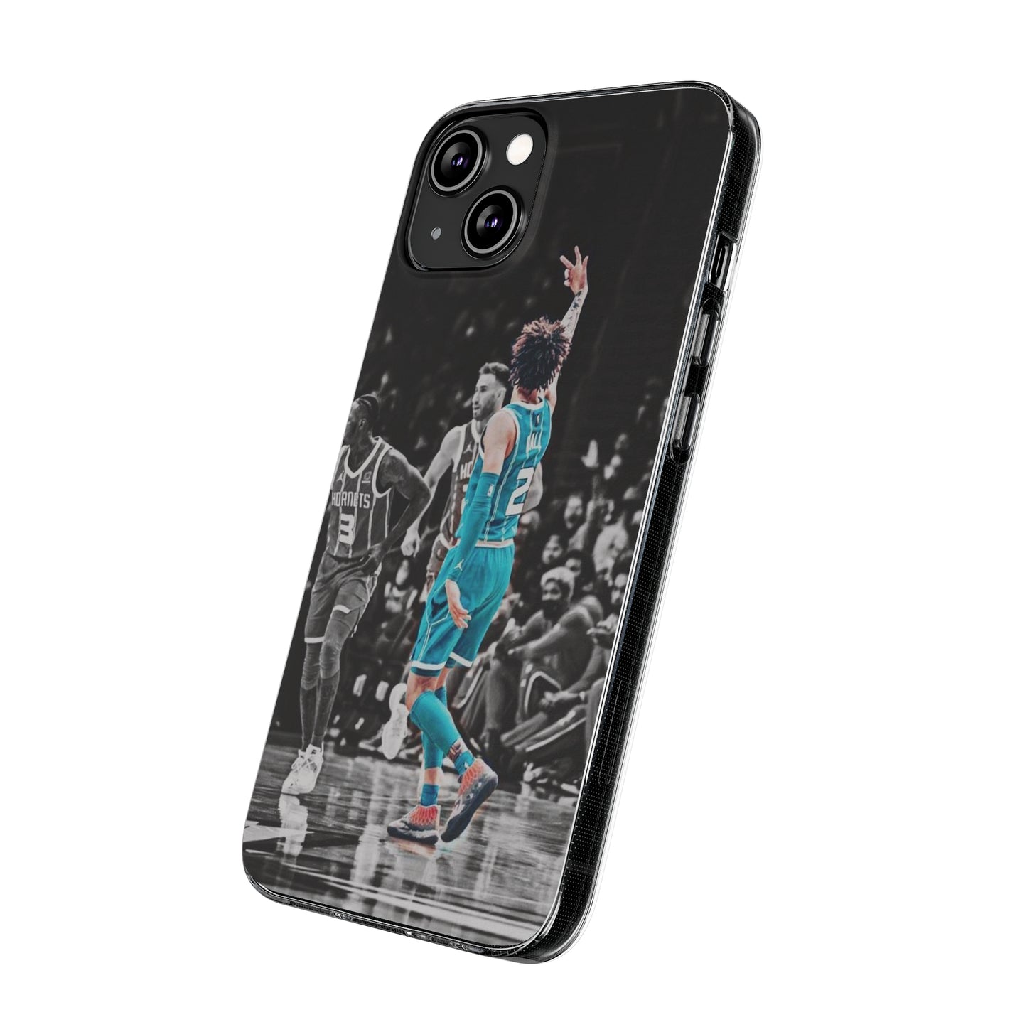 LaMelo Ball Sporty Soft Phone Case with Dynamic Player Design