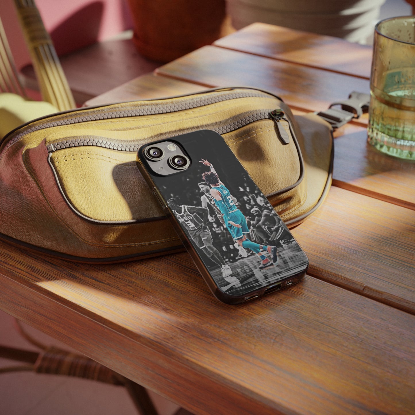 LaMelo Ball Sporty Soft Phone Case with Dynamic Player Design