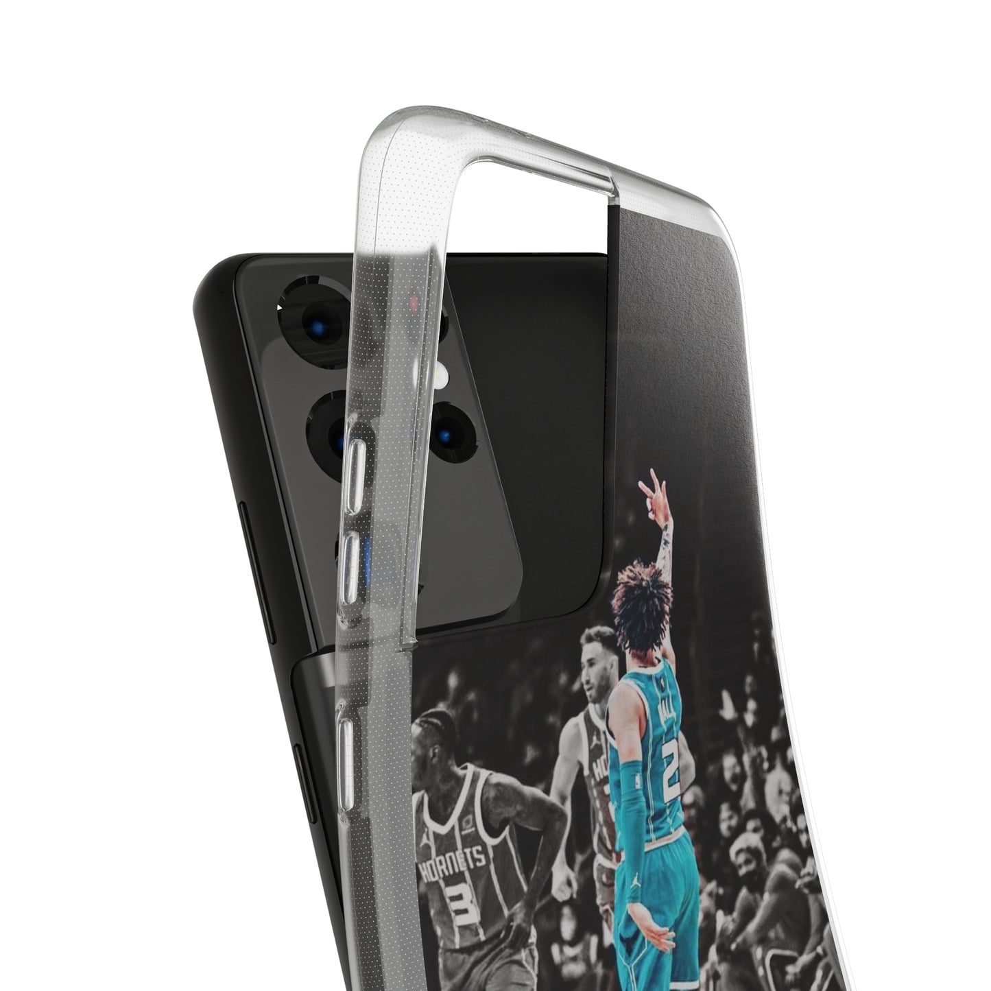 LaMelo Ball Sporty Soft Phone Case with Dynamic Player Design