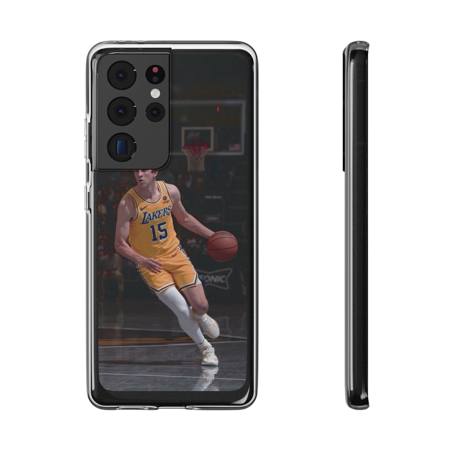 Austin Reaves Basketball Player Soft Phone Case - Lakers Fan Accessory